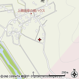 滋賀県高島市マキノ町上開田128周辺の地図