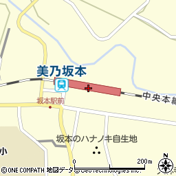 美乃坂本駅周辺の地図