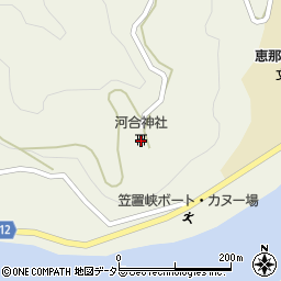 河合神社周辺の地図