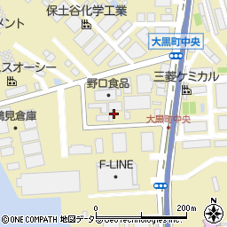 神奈川県横浜市鶴見区大黒町周辺の地図