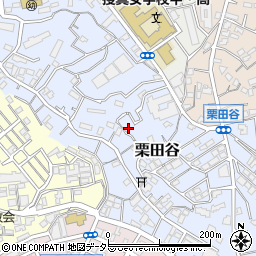 神奈川県横浜市神奈川区栗田谷28-25周辺の地図
