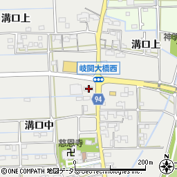 岐阜県岐阜市溝口中46周辺の地図
