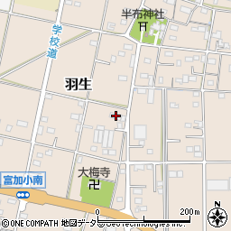 岐阜県加茂郡富加町羽生1267-1周辺の地図
