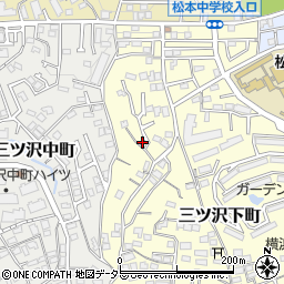 神奈川県横浜市神奈川区三ツ沢下町25-12周辺の地図