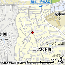 神奈川県横浜市神奈川区三ツ沢下町22-15周辺の地図