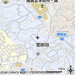 神奈川県横浜市神奈川区栗田谷28-38周辺の地図