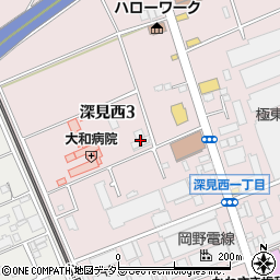 日本住宅ツーバイ周辺の地図