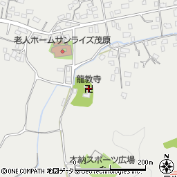 竜教寺周辺の地図