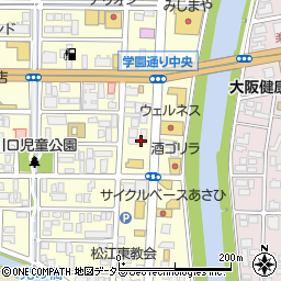 島根銀行学園通支店周辺の地図