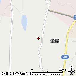鳥取県東伯郡琴浦町金屋318周辺の地図