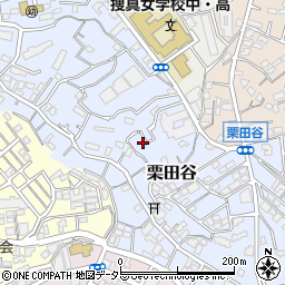神奈川県横浜市神奈川区栗田谷28-35周辺の地図