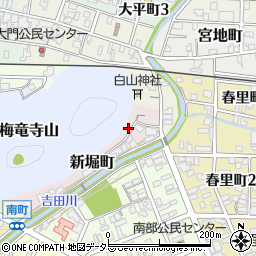 岐阜県関市新堀町27周辺の地図