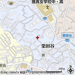 神奈川県横浜市神奈川区栗田谷周辺の地図