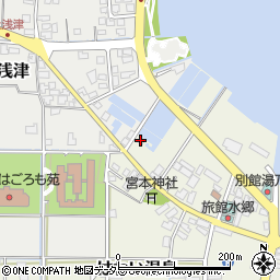 浅津漁業生産組合周辺の地図