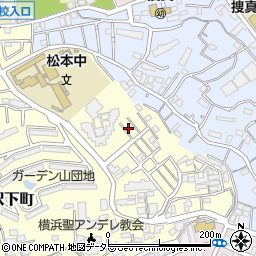 神奈川県横浜市神奈川区三ツ沢下町20-15周辺の地図