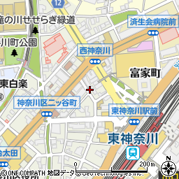 リパーク東神奈川駅前第３駐車場周辺の地図