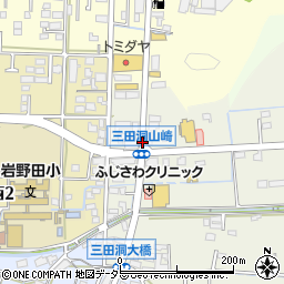 三田洞山崎周辺の地図