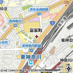 三井住友銀行東神奈川支店 ＡＴＭ周辺の地図