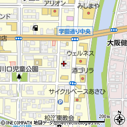 島根県松江市学園1丁目17-8周辺の地図