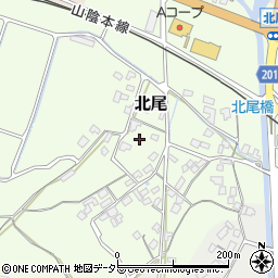 鳥取県東伯郡北栄町北尾461-1周辺の地図