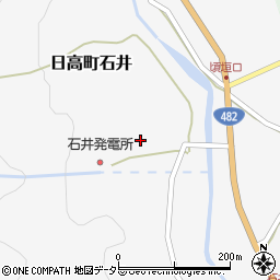 兵庫県豊岡市日高町石井135周辺の地図