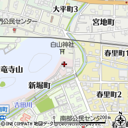 岐阜県関市新堀町22-1周辺の地図