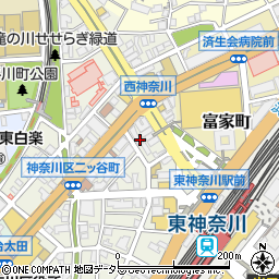 クリオ東神奈川壱番館周辺の地図