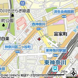 セブンイレブン横浜西神奈川１丁目店周辺の地図
