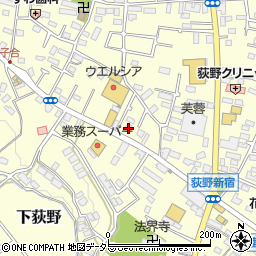 神奈川県厚木市下荻野440周辺の地図