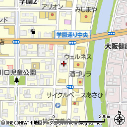 島根県松江市学園1丁目17周辺の地図
