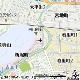 岐阜県関市新堀町21周辺の地図