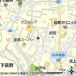 神奈川県厚木市下荻野440-15周辺の地図