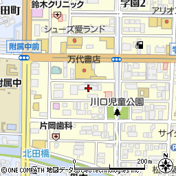 島根県松江市学園1丁目7-14周辺の地図