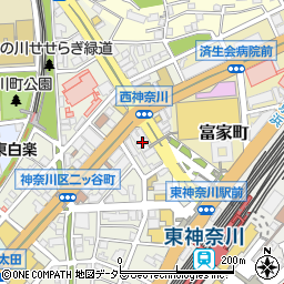 サイバーコム横浜本社周辺の地図