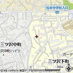 神奈川県横浜市神奈川区三ツ沢下町25周辺の地図