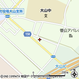 鳥取県西伯郡大山町所子1116周辺の地図