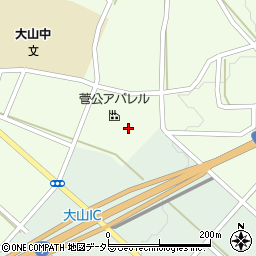 鳥取県西伯郡大山町所子1142周辺の地図