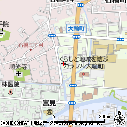 島根県松江市大輪町410-11周辺の地図