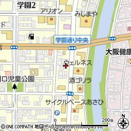 島根県松江市学園1丁目17-27周辺の地図