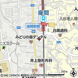 神奈川県座間市入谷西4丁目1周辺の地図