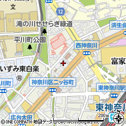 東電広告神奈川支店周辺の地図