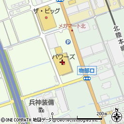 株式会社観翠園　パワーズ高月店周辺の地図