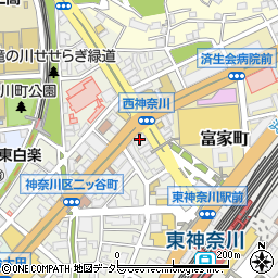 ＡＣＴ英語学校横浜東神奈川教室周辺の地図