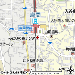 平塚信用金庫座間支店周辺の地図