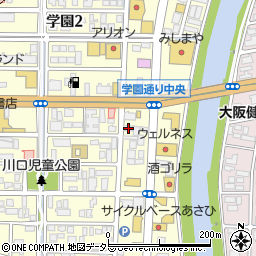島根県松江市学園1丁目17-12周辺の地図