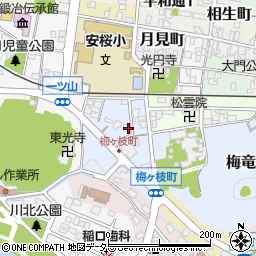 岐阜県関市梅ケ枝町16周辺の地図