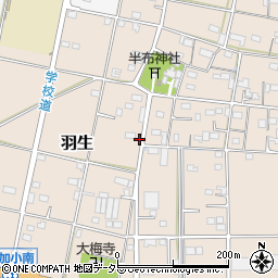岐阜県加茂郡富加町羽生1258-1周辺の地図