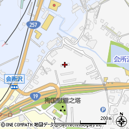中津川地区教職員住宅周辺の地図