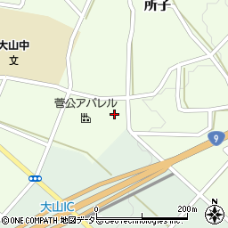 鳥取県西伯郡大山町所子107周辺の地図