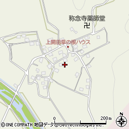 滋賀県高島市マキノ町上開田119周辺の地図